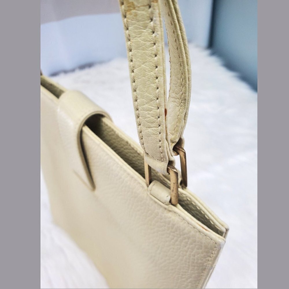 Mark Cross Italian Leather Shoulder Purse Crossbody Bag -Vintage Luxury Designer - Picture 11 of 11